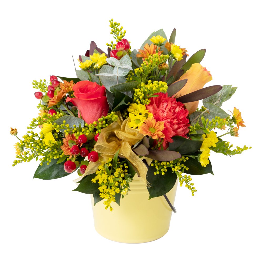 Pot of Gold Arrangement Floral Arrangement