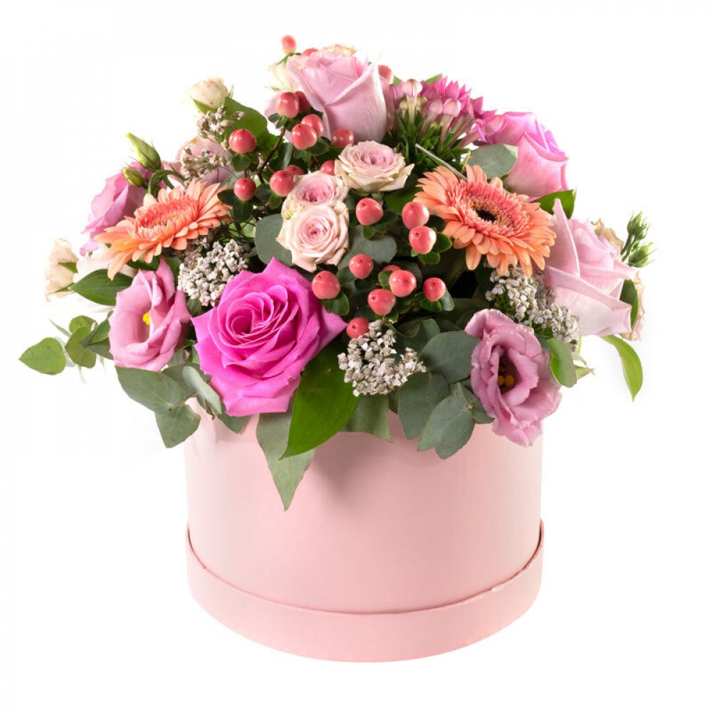 Secret Whispers Hat Box Floral Arrangement